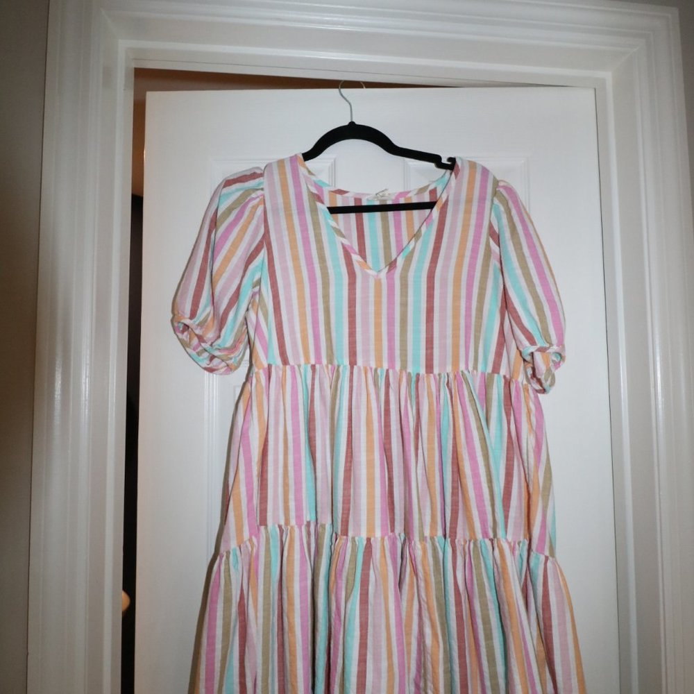 striped Ana dress XS